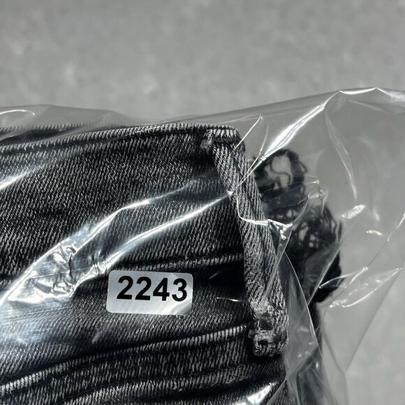 AGOLDE Jean Shorts Women’s 28 Light Denim High Rise Button Fly Cutoff Frayed - Picture 12 of 13